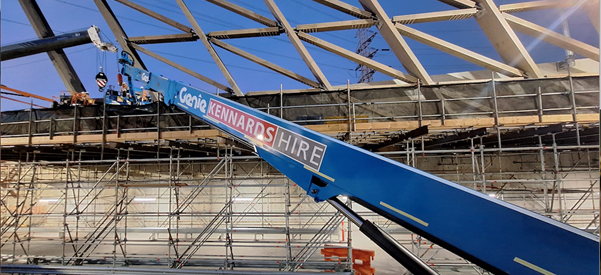 Kennards Hire equipment in operation at the West gate tunnel