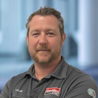 Team member Dylan Moebius