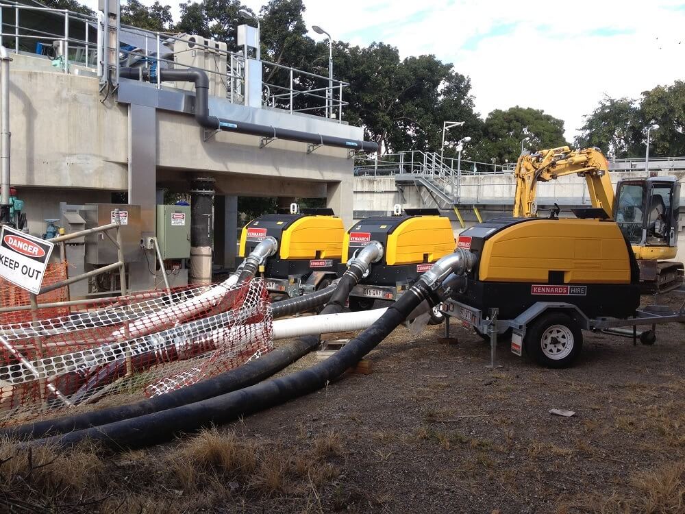 The 8 inch diameter Electric Pumps