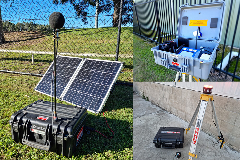 Sound, dust & noise monitoring.