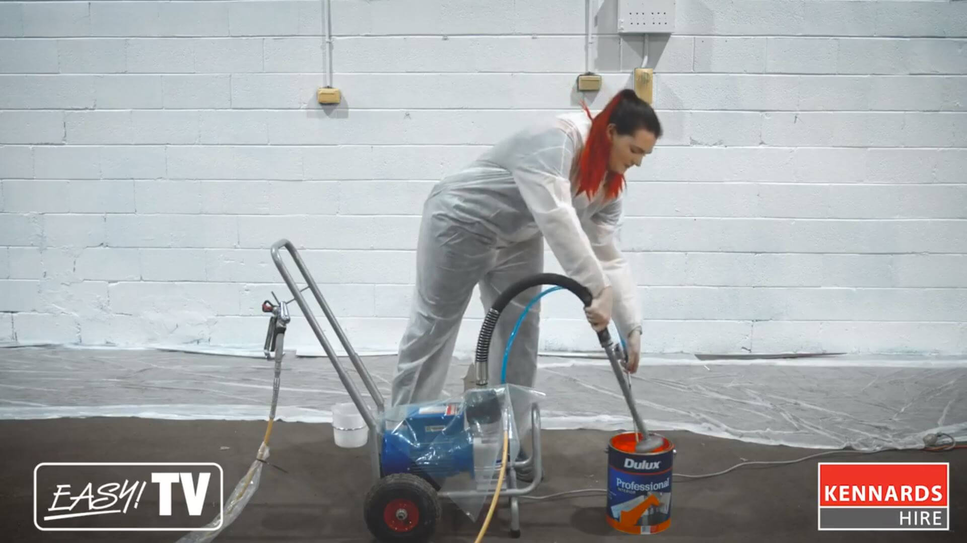 Painting done easier using Airless Sprayer