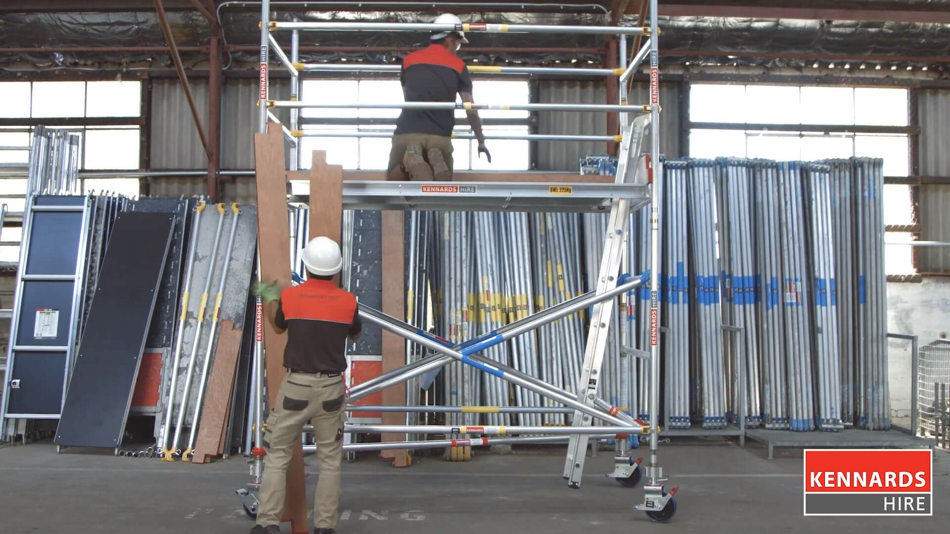Step 9 - Dismantling scaffold