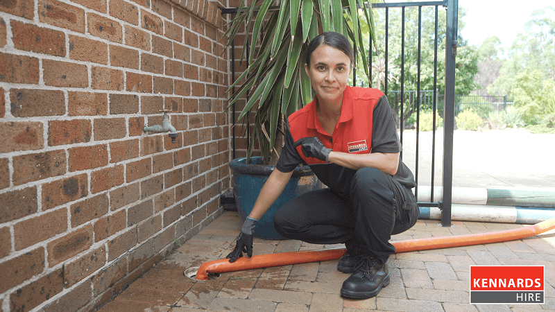 Draining of the pool