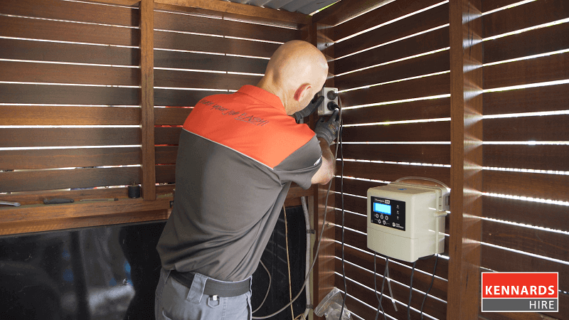 The preparation before you start draining