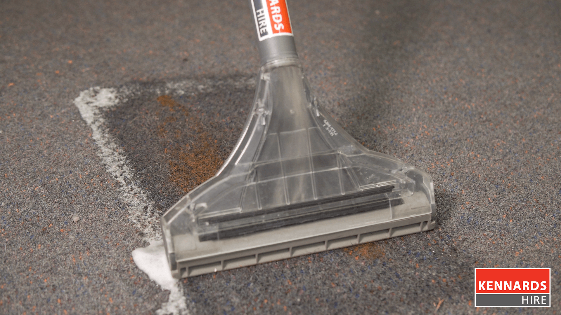 Step 2 - Begin cleaning the carpet