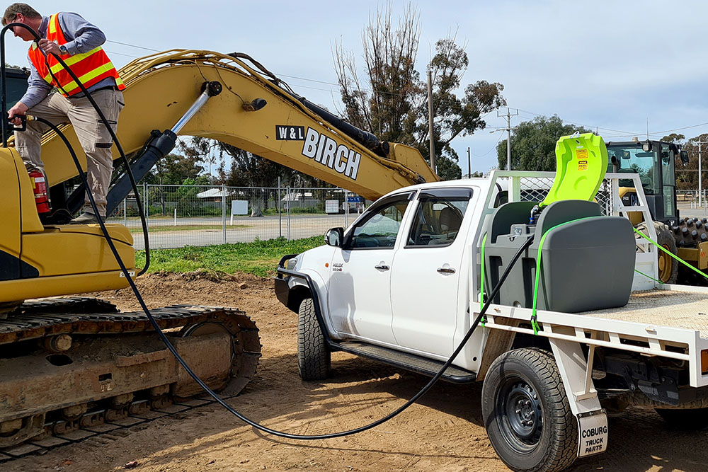 9000L Water Tank and Pump Skid for Rent - Kennards Hire