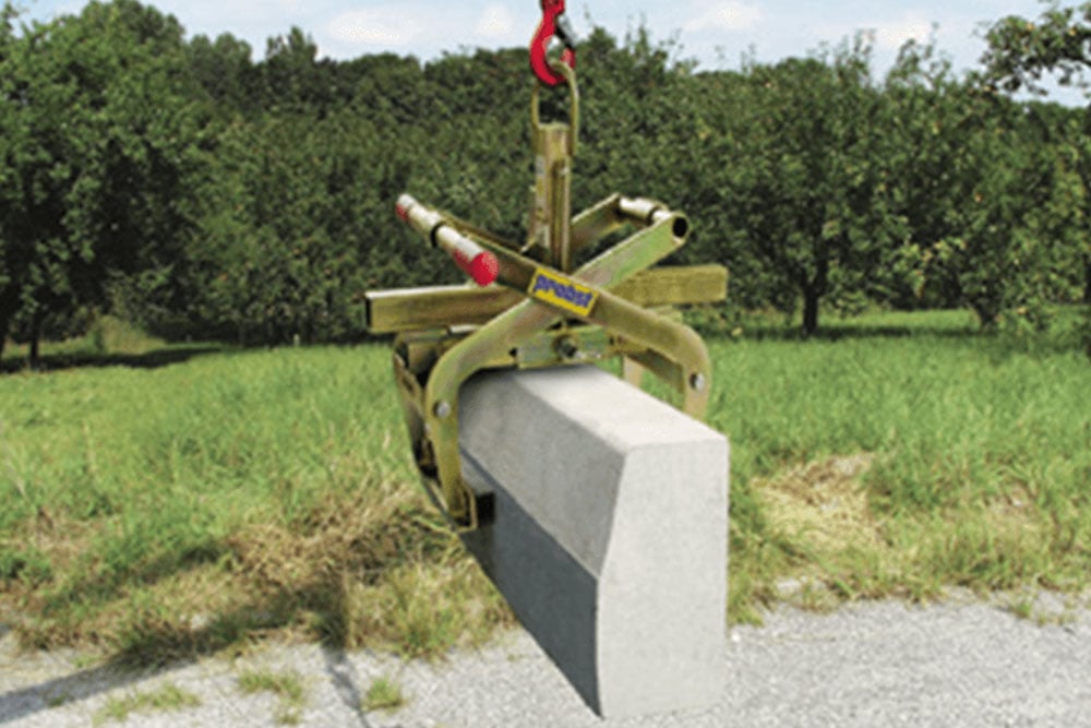 crane attachment in use