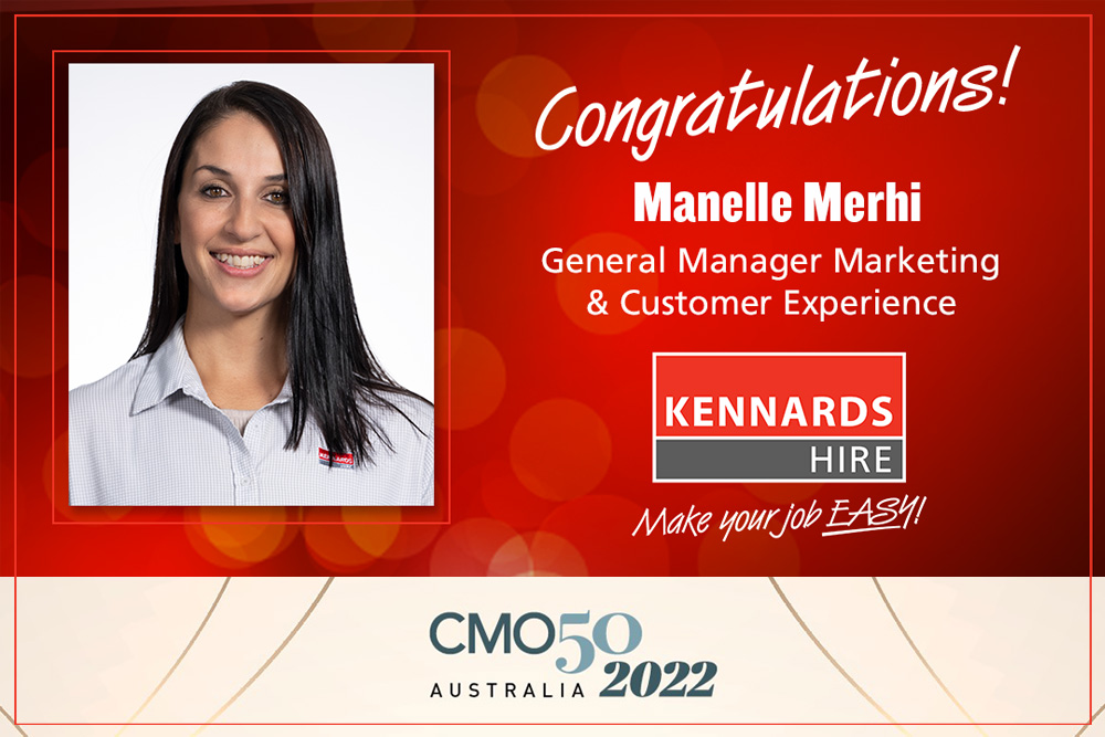 Award certificate for Top 25 Marketing Leaders 2022