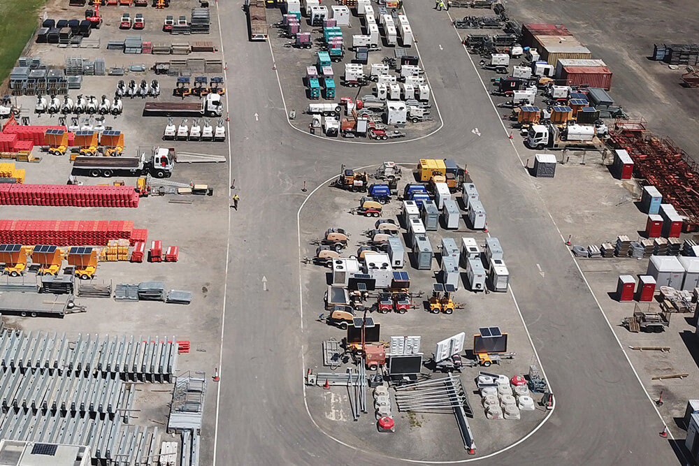 An aerial shot of the Penrith Distribution Centre