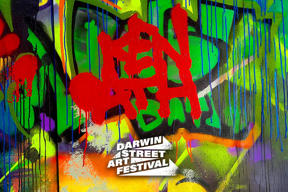 Darwin street artwork of ken oath