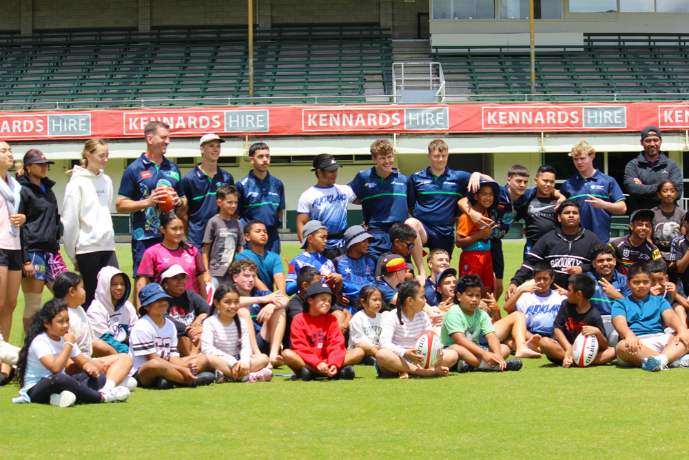 Kennards Hire kids' sports day kids in a group
