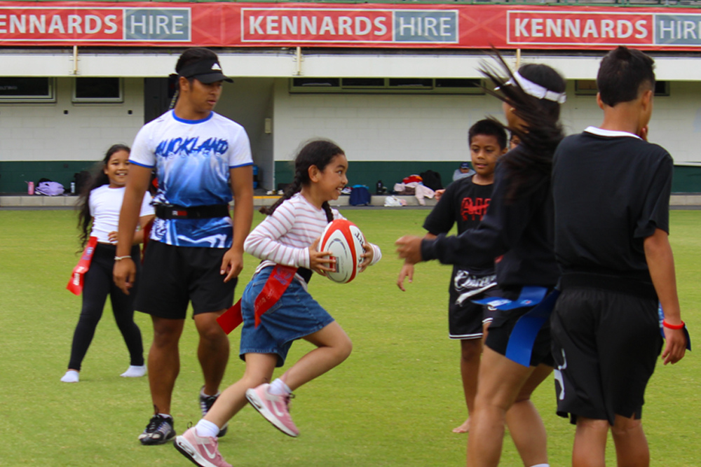 Kennards kids running through drills