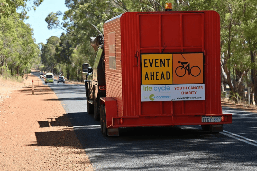 Kennards Hire life cycle trailer