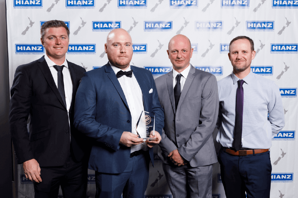 Kennards Hire wins gold at HIANZ awards