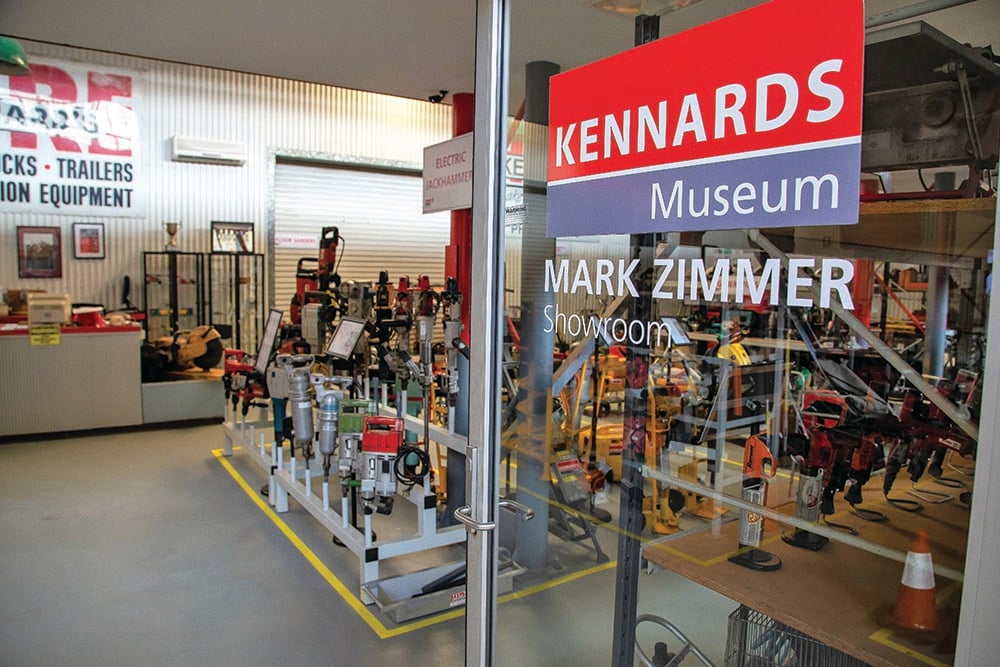 Kennards Hire Museum showroom entrance