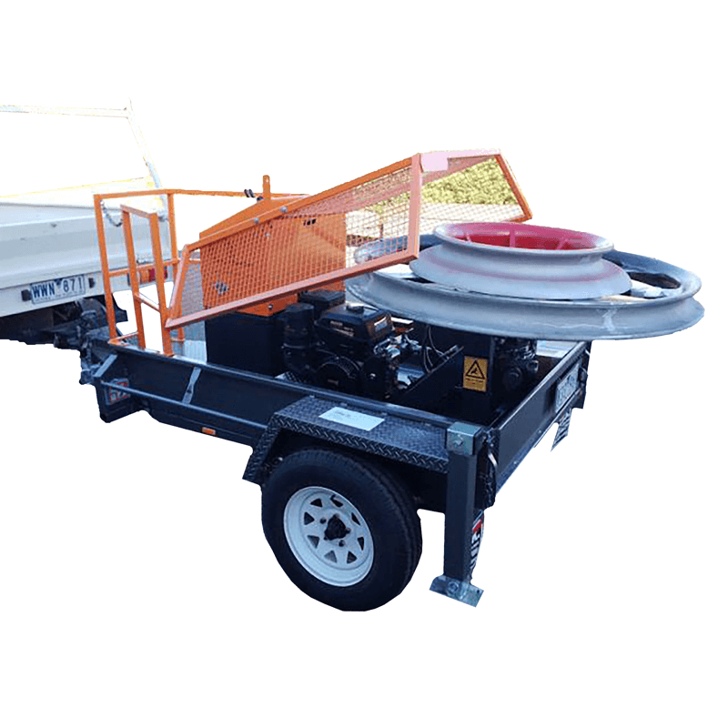 CABLEPULL WINCH CAPSTAN 200/500KG OPTIC FIBRE BULLWHEEL for Rent