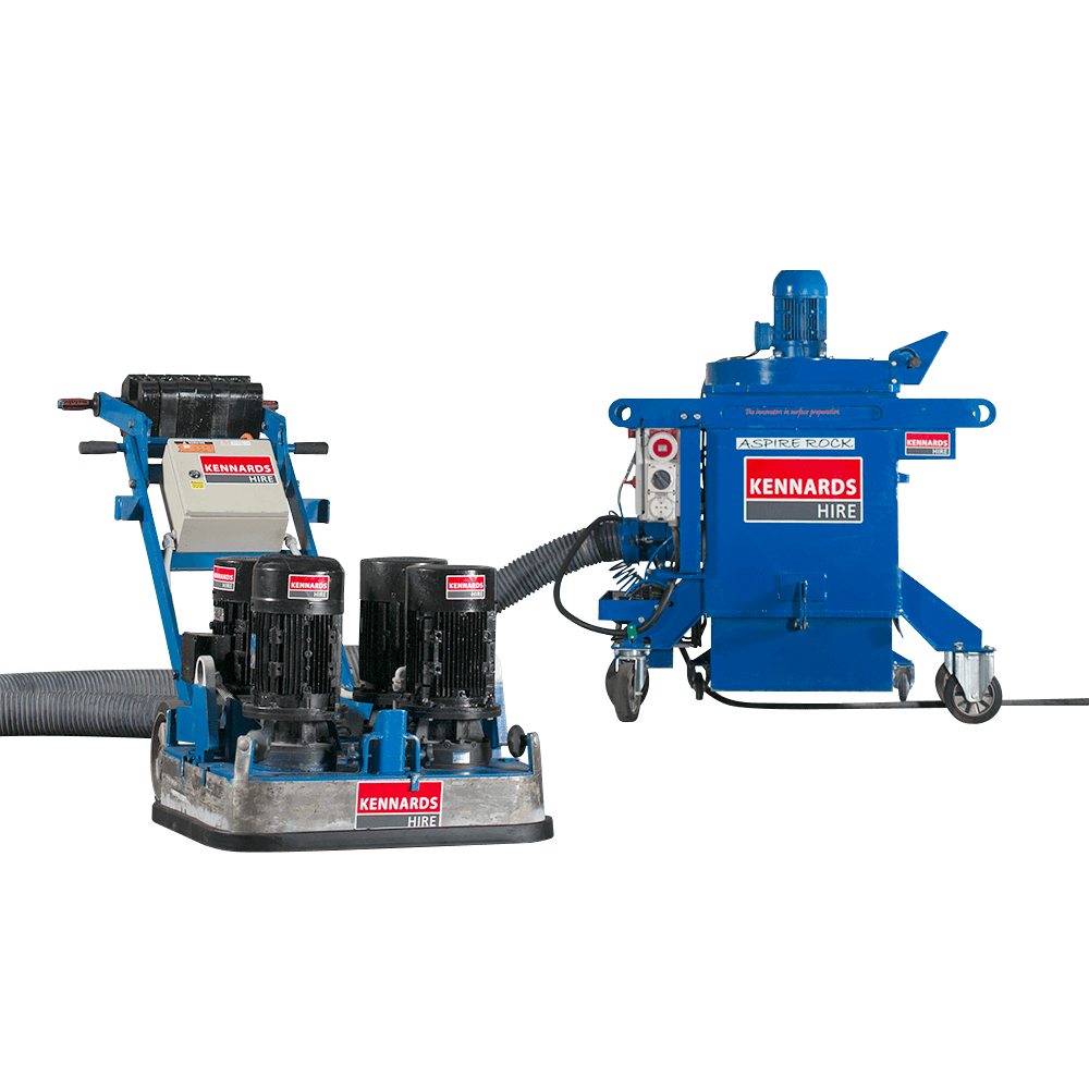 CONCRETE GRINDER FOUR HEAD HEAVY DUTY 415V for Rent Kennards Hire