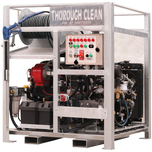 PRESSURE WASHER 4000PSI HOT WATER DIESEL for Rent Kennards Hire
