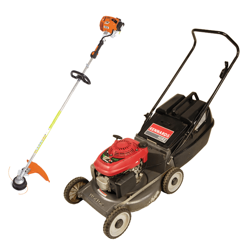 LAWN MOWER/LINE TRIMMER PACKAGE