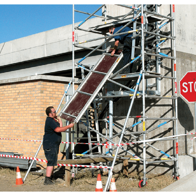 Double Width Aluminium Scaffold 4M for Rent - Kennards Hire