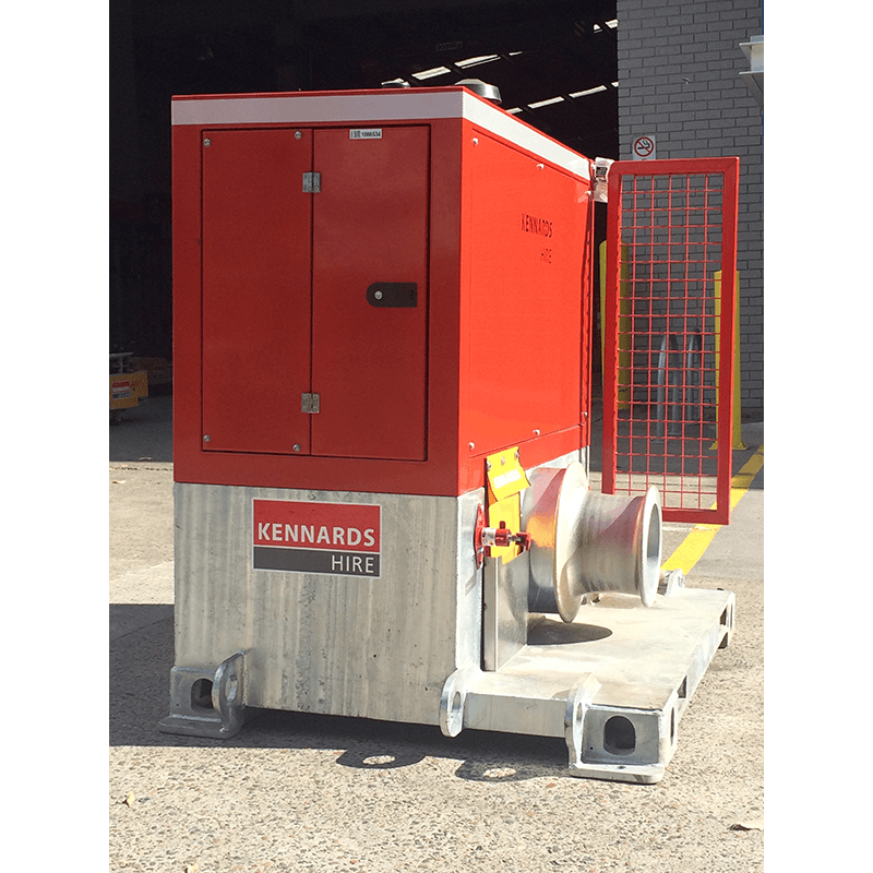 CABLEPULL WINCH CAPSTAN 6500KG SKID DIESEL for Rent Kennards Hire