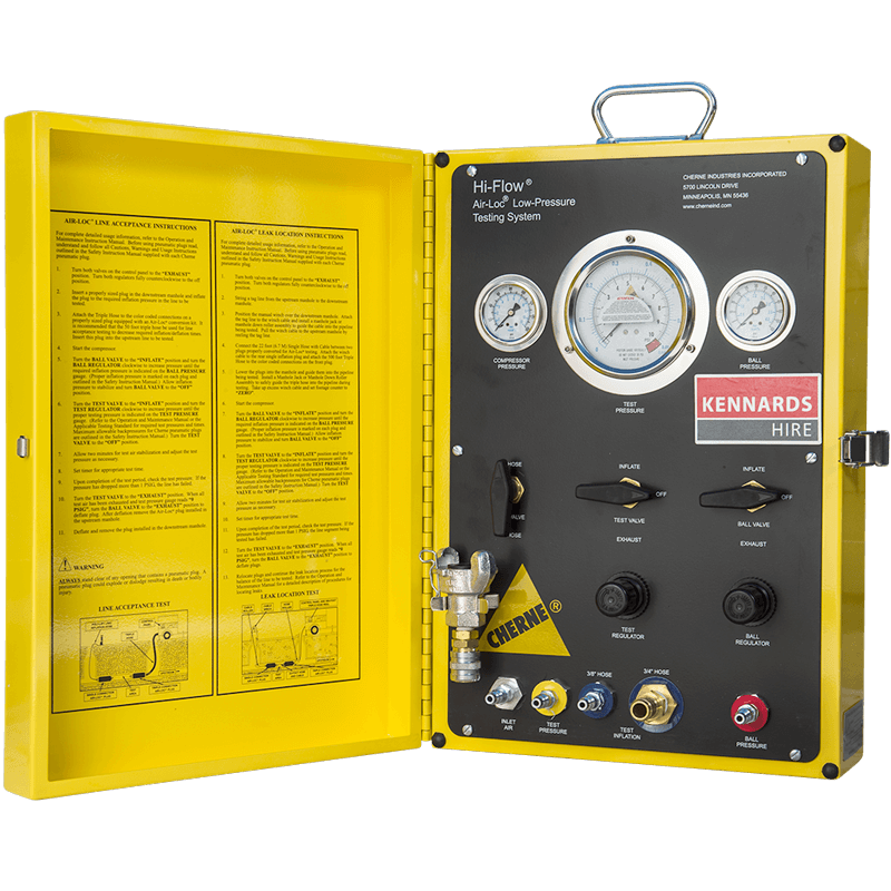 PIPE PRESSURE TESTER for Rent Kennards Hire