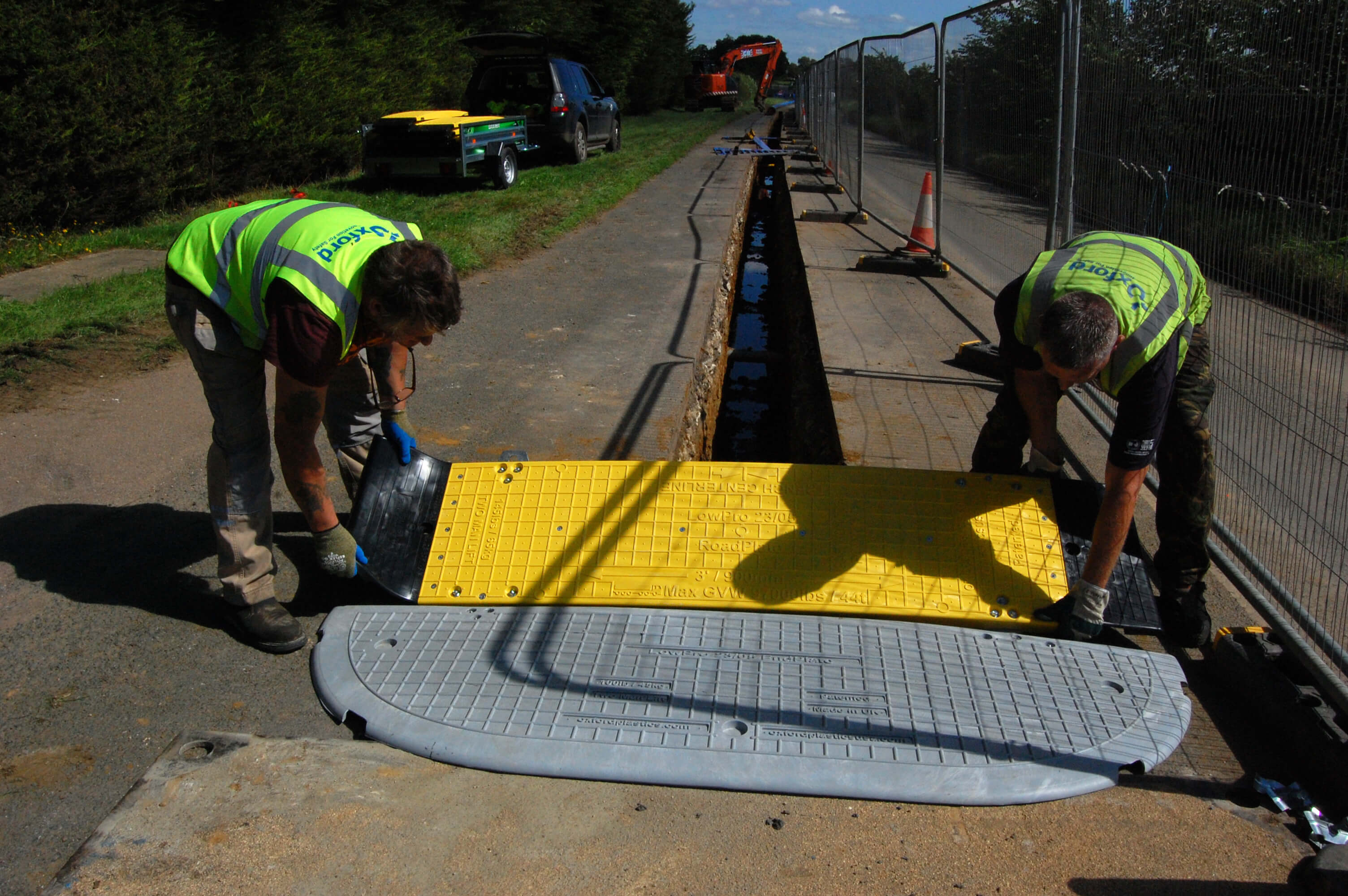 Road Plate Ramp End 2.3M X 0.5M for Rent - Kennards Hire