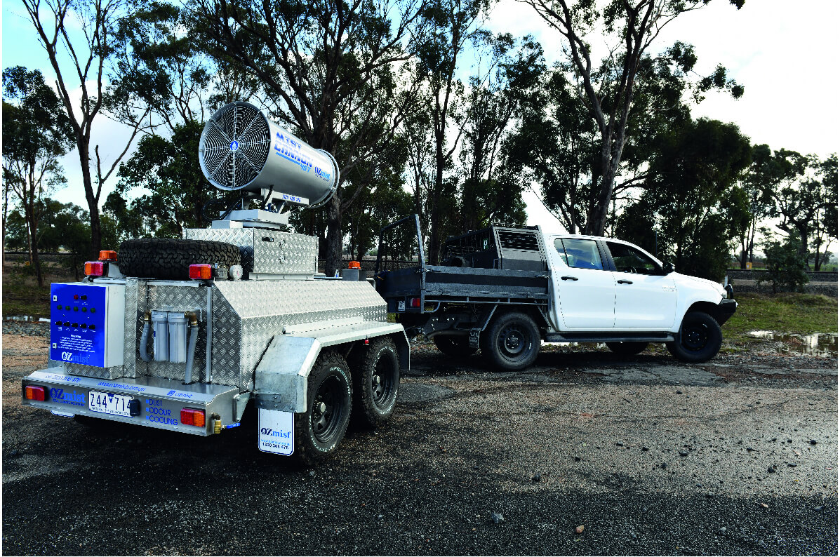 DUST SUPPRESSION UNIT LARGE (TRAILER) for Rent Kennards Hire
