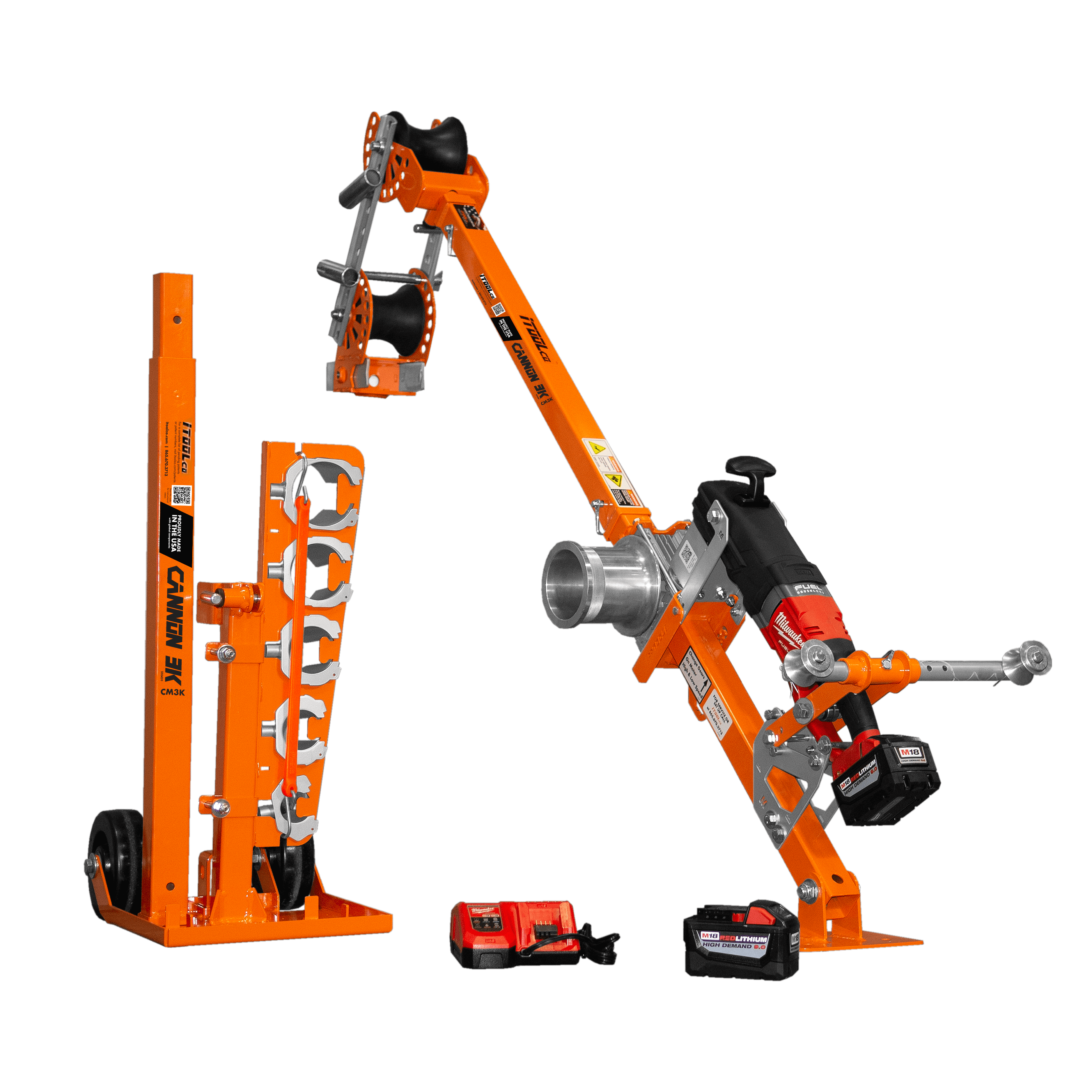 CABLEPULL WINCH CAPSTAN 1350KG CORDLESS ROLLER FRAME for Rent