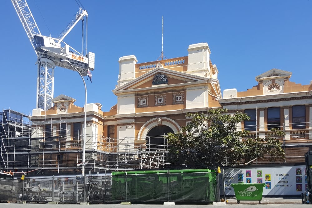 Kennards Hire working on building out a temporary campus for schools