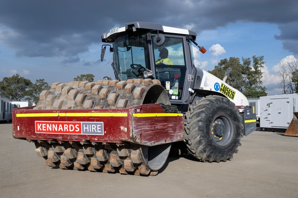 Kennards Hire padfoot roller