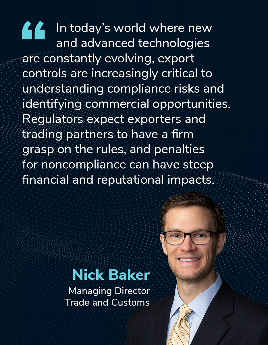 Nick Baker Trade and Customs