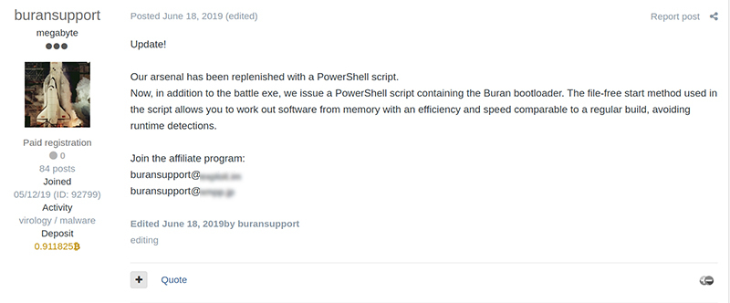 Malware Analysis – Buran Ransomware-as-a-Service