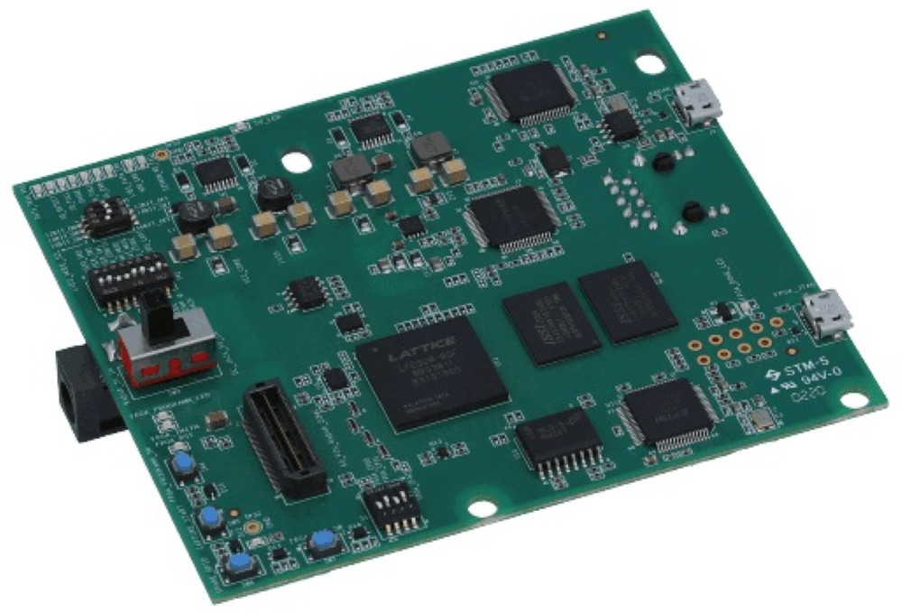 The DCA1000EVM real-time data-capture adapter (Image source: Mistral Solutions)
