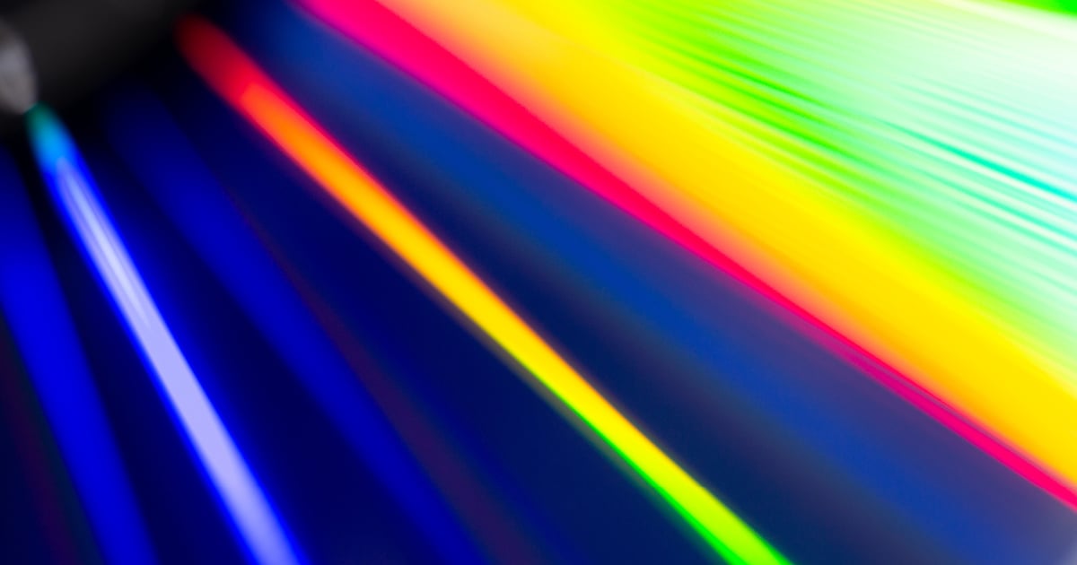 Beams of light streaming through the shot at an angle