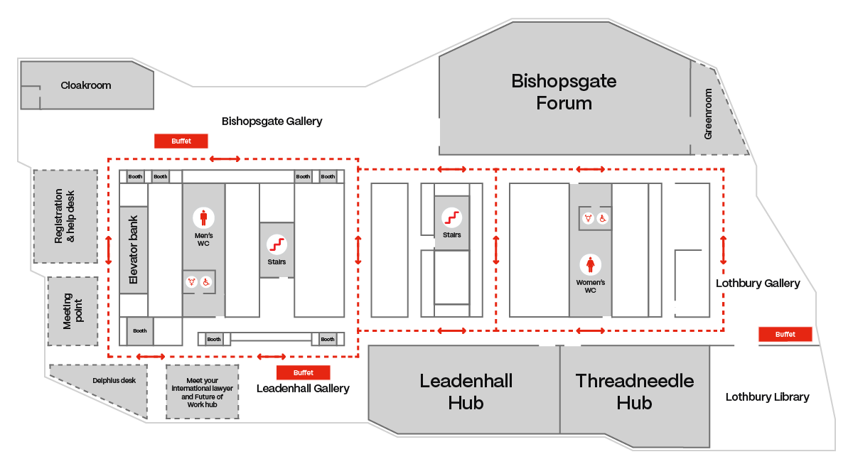 Event floorplan - desktop version