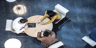 Business people meeting in modern office