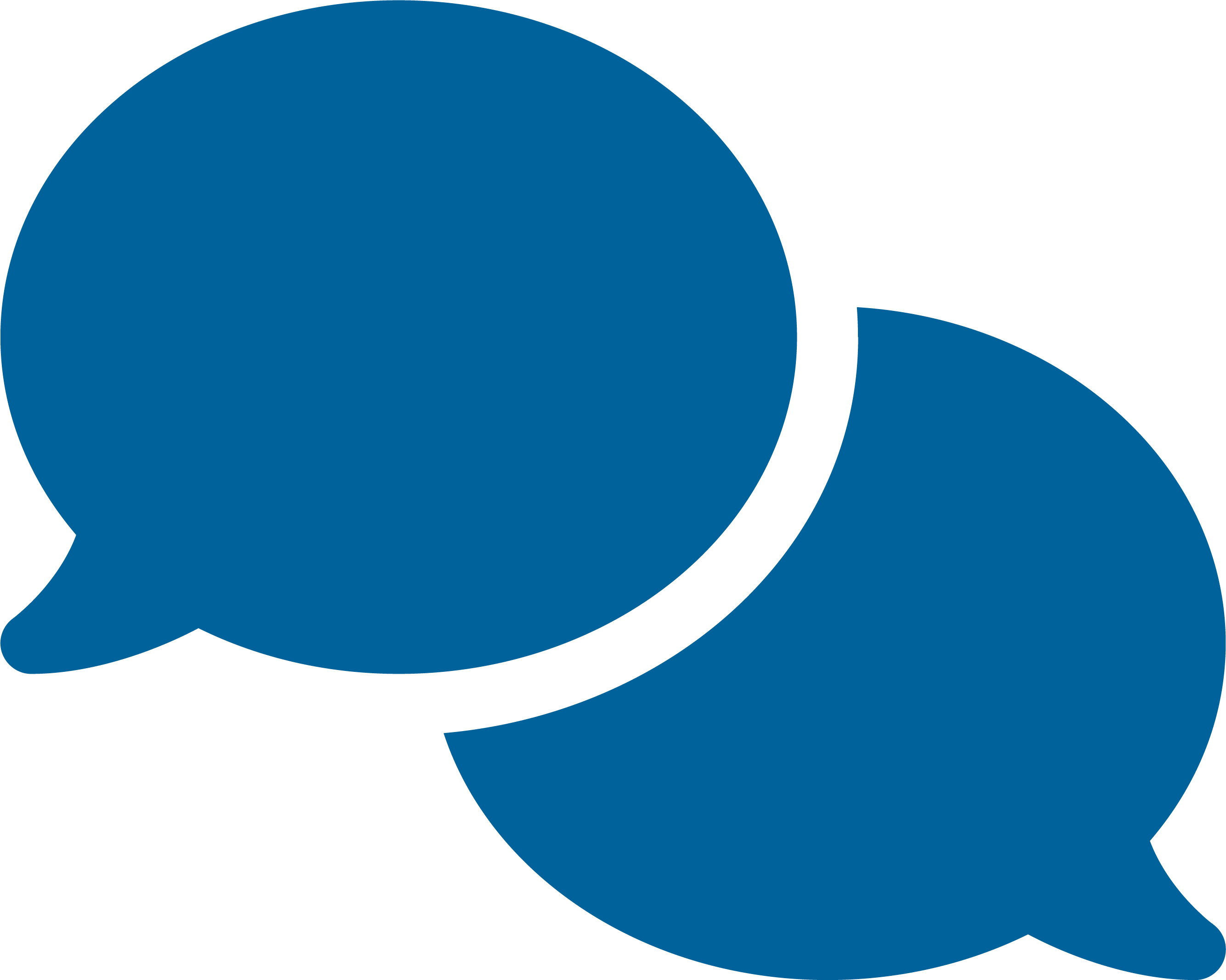 Dark blue dialog icon
