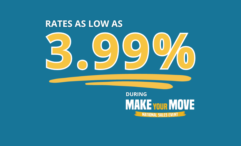 Rates as low 3.99%