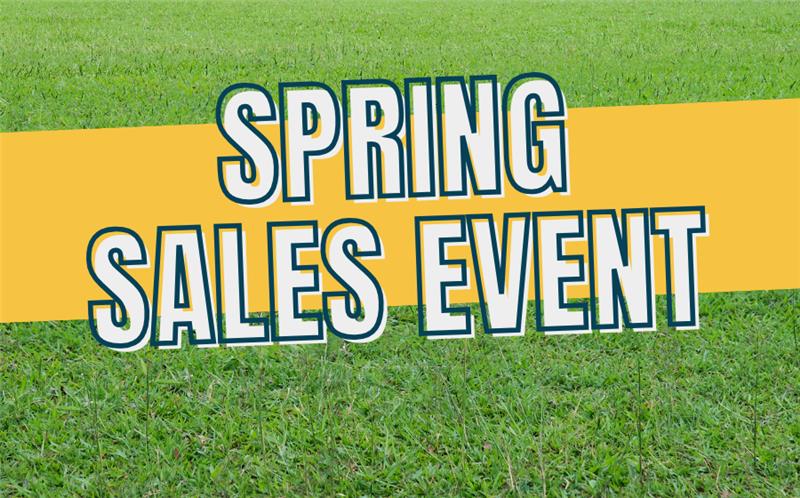 Spring Sales Event Graphic