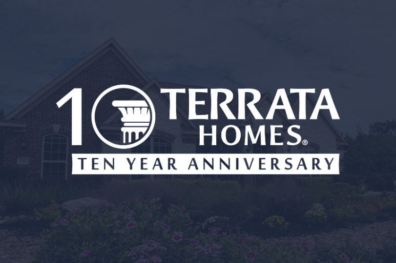 10 Year Terrata Logo overlaid on house image
