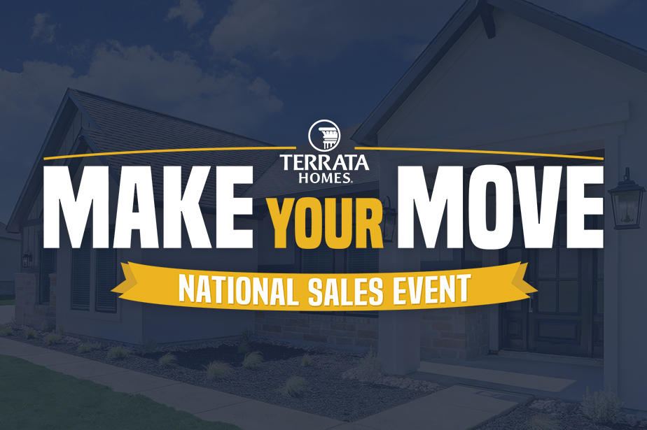 Make Your Move National Sales Event logo overlaid on home image