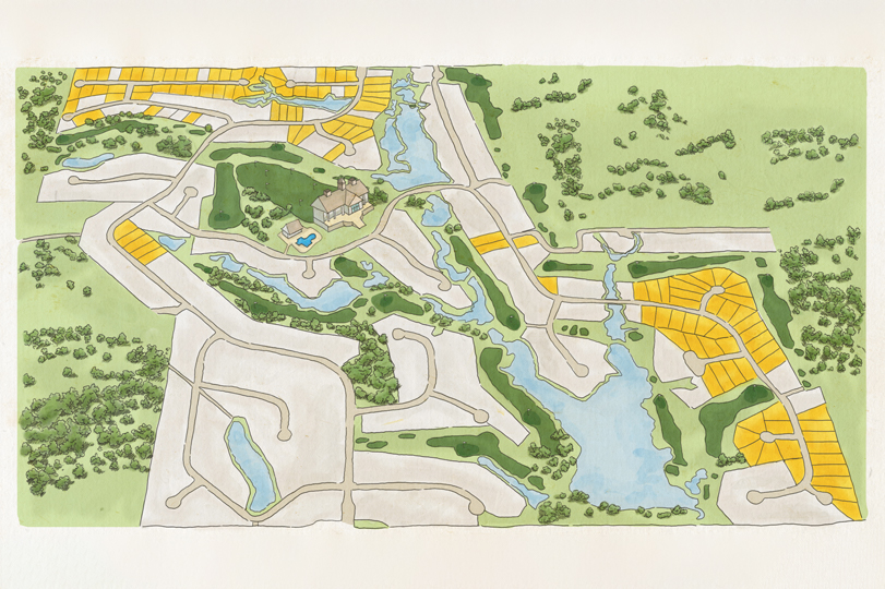 Map of the Winter Creek neighborhood