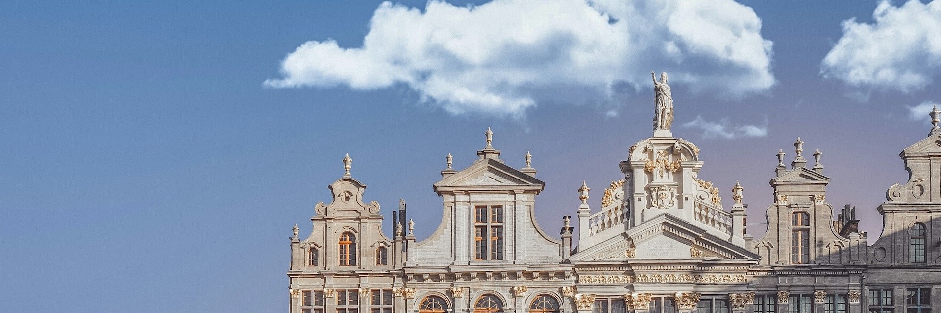 Buildings in the central square of Brussels