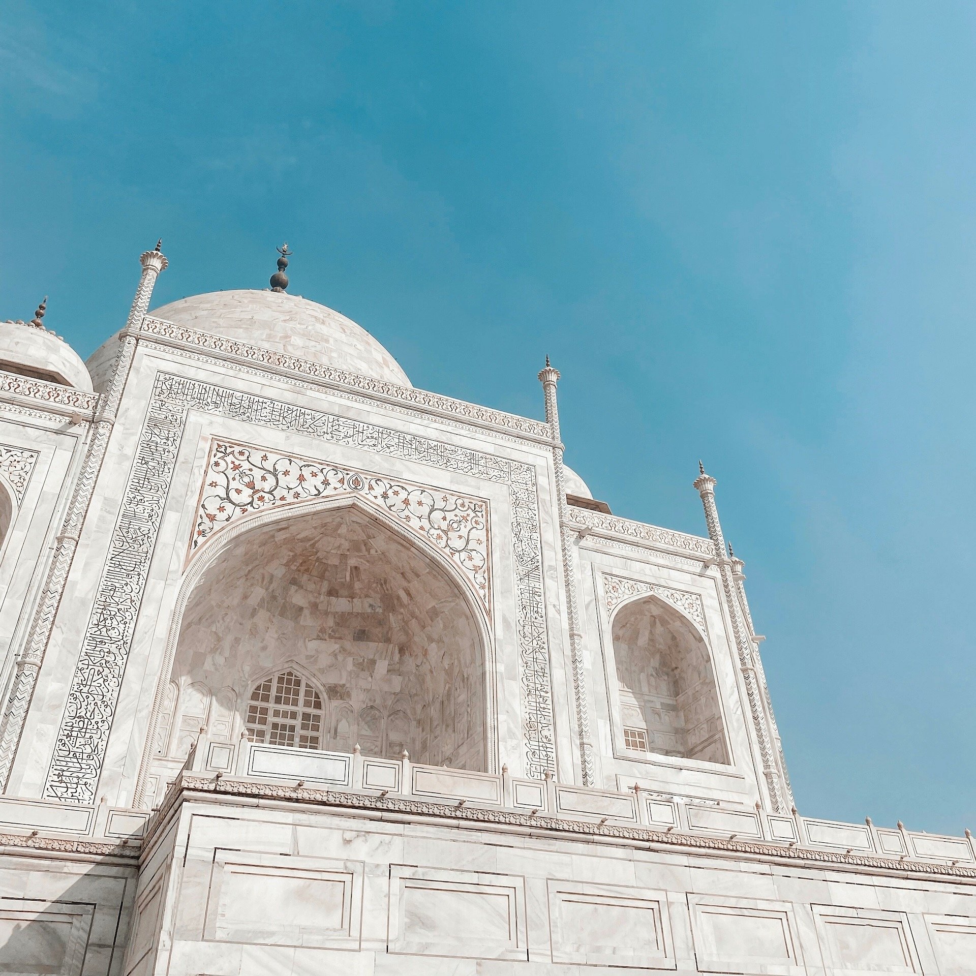 View of the Taj Mahal