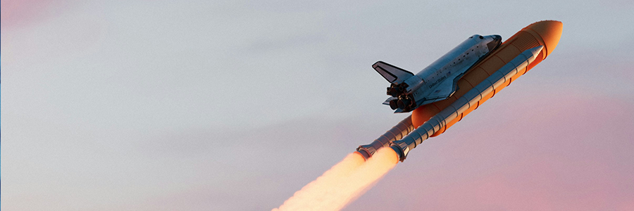 Rocket going to space