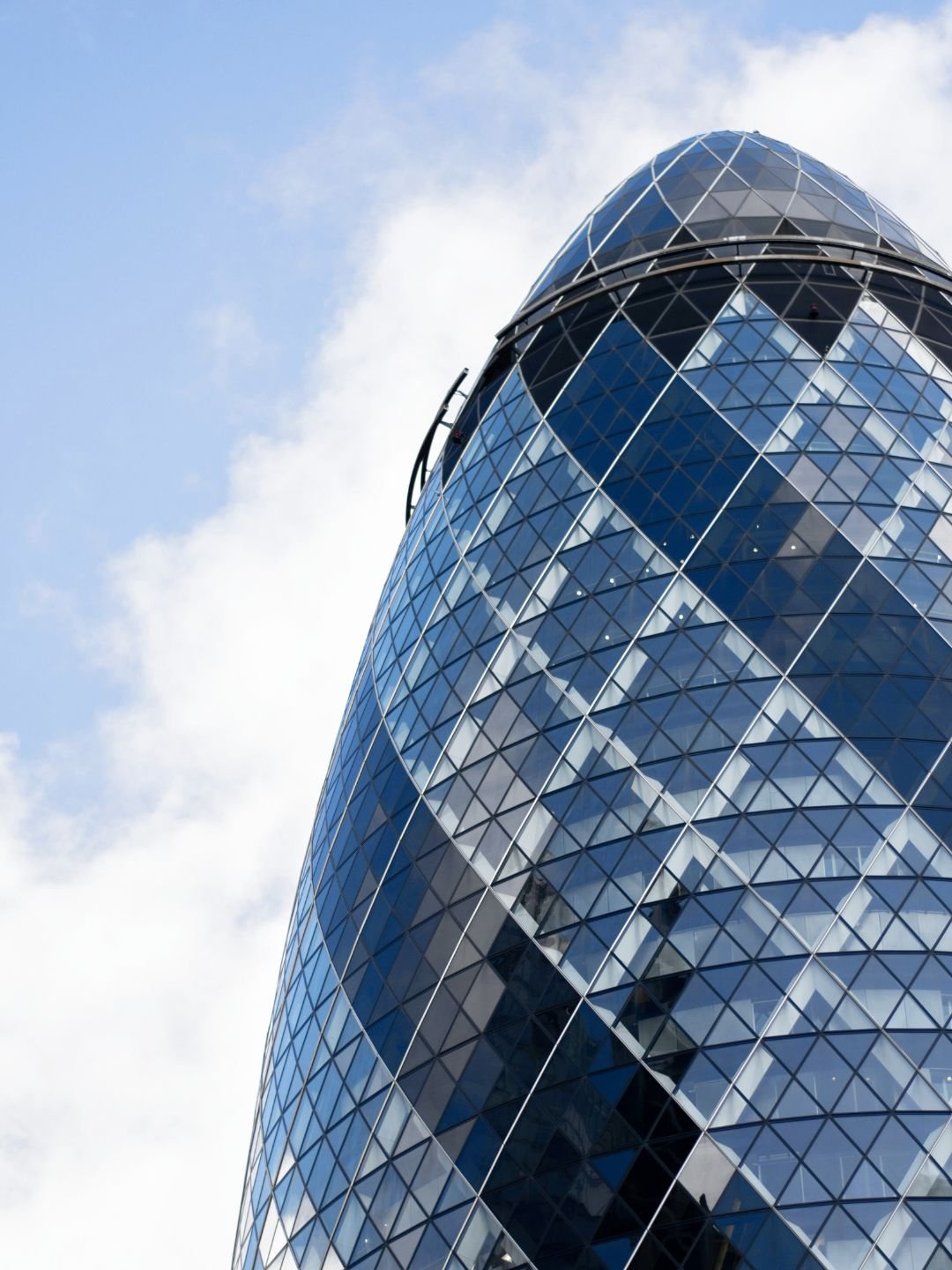 Gherkin building in London's baking district