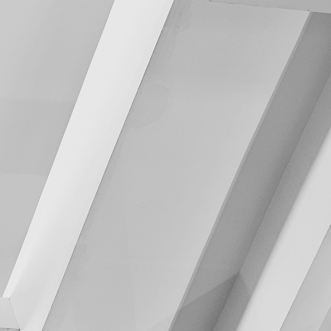 white architecture beams ceiling