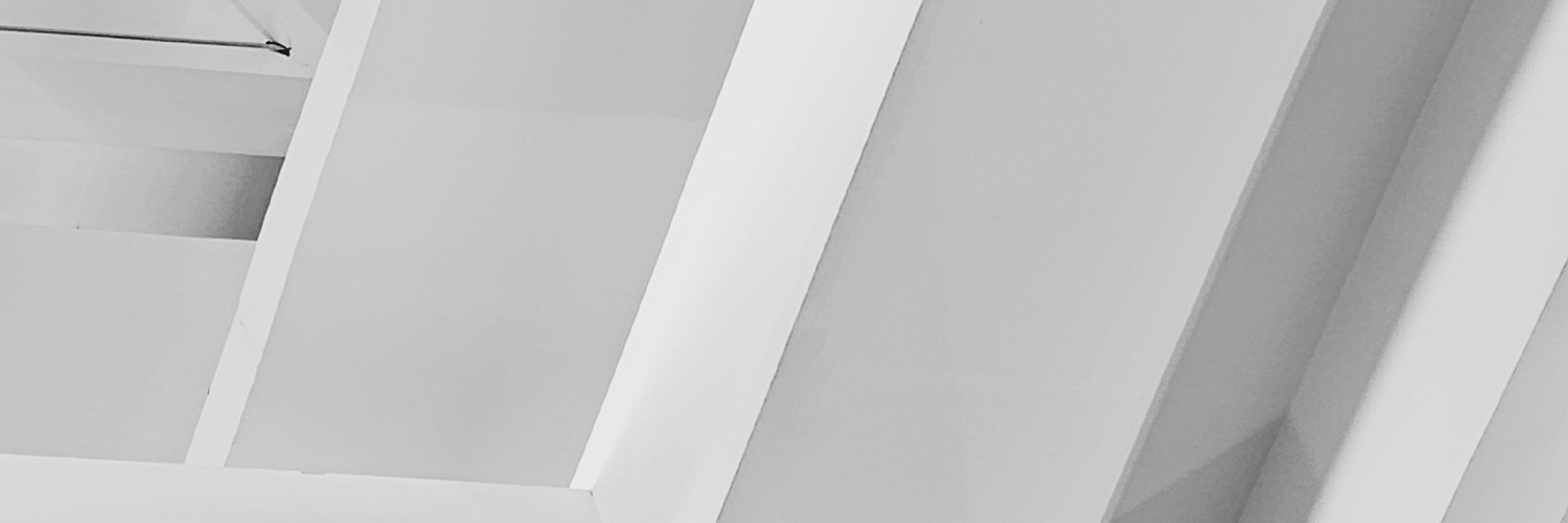 white architecture beams ceiling