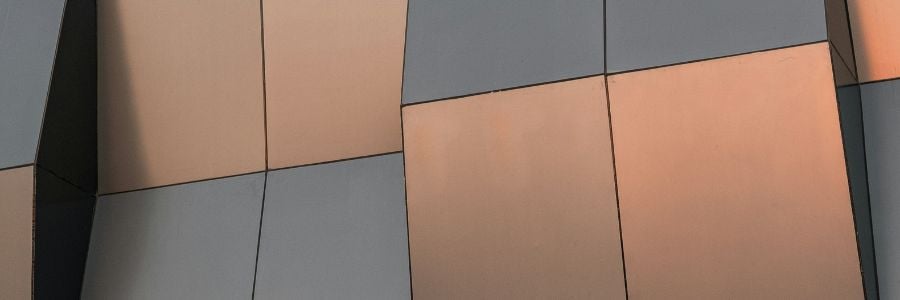 metal building in the sun